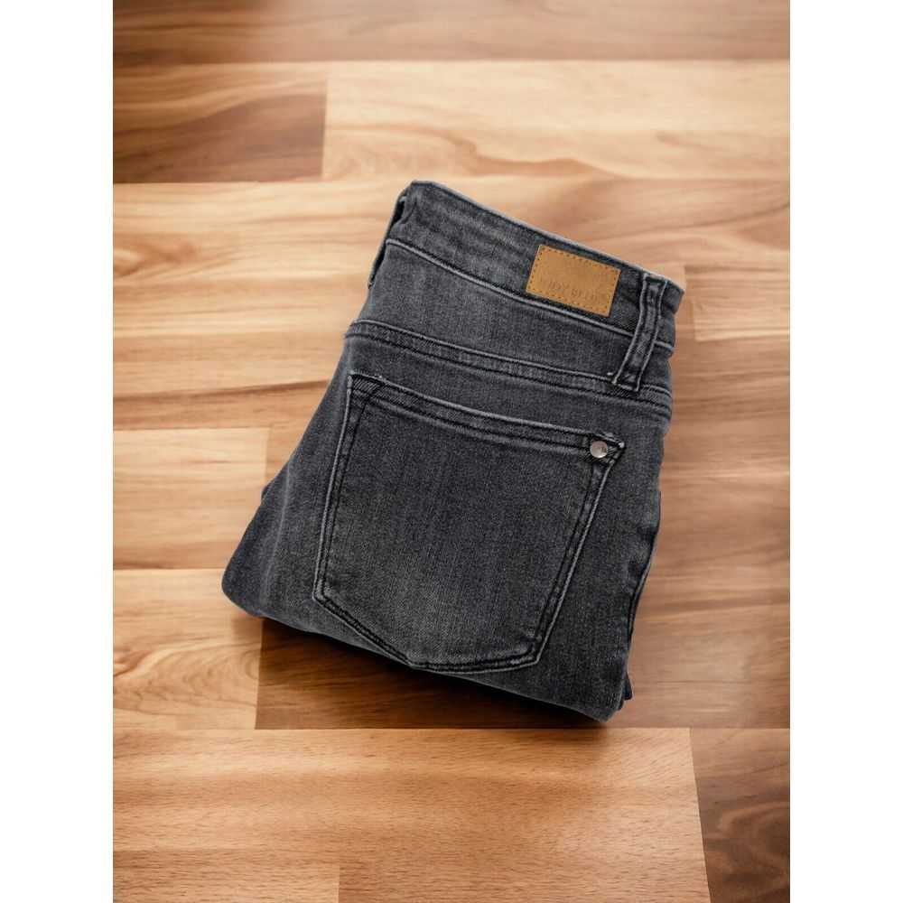 Judy Blue Skinny Fit Jeans Womens Size 5/27‎ Black Denim Stretch JB8858 Designer